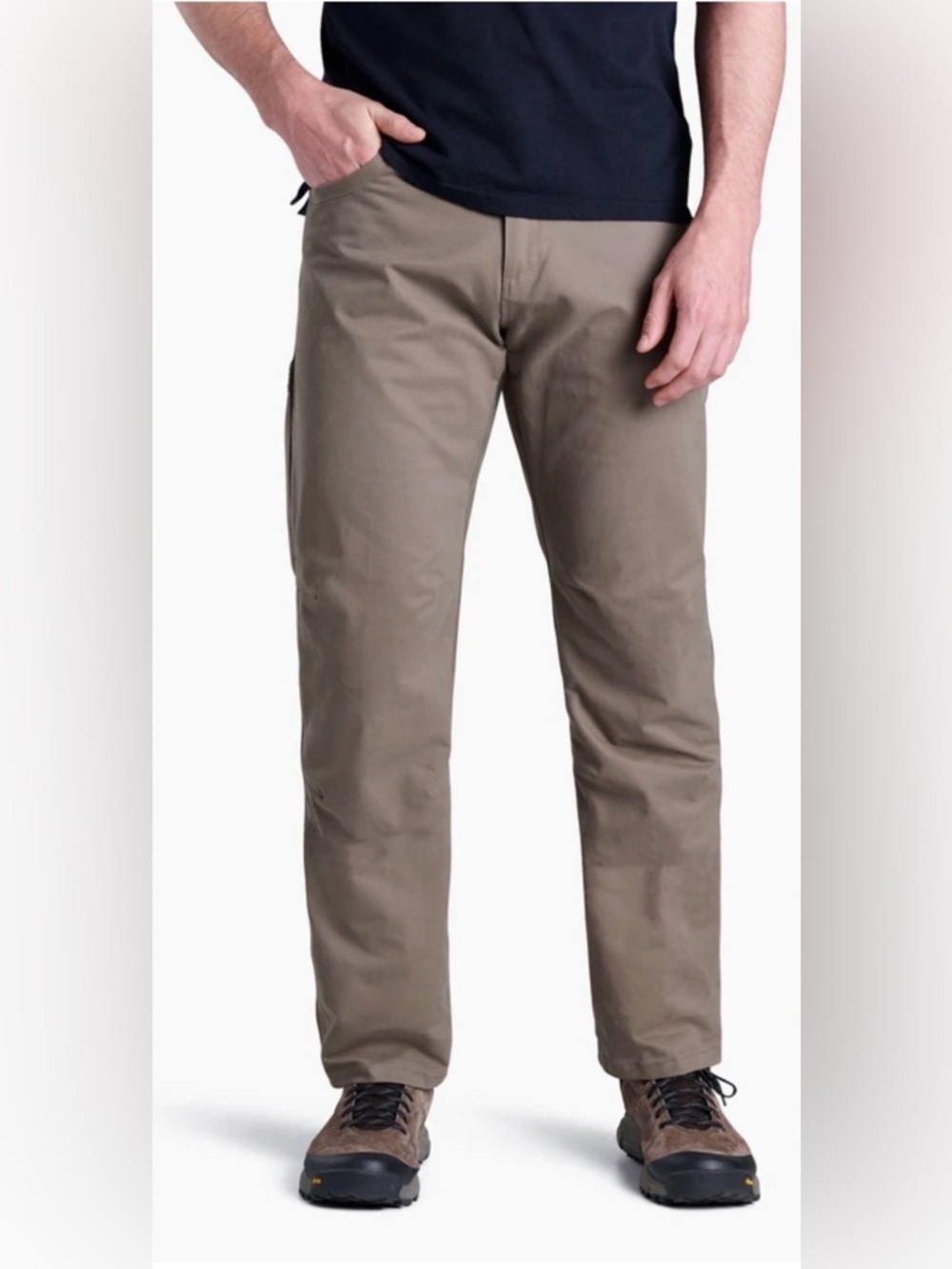 Men's Kuhl Rydr Brown Straight-Leg Pants Size 36